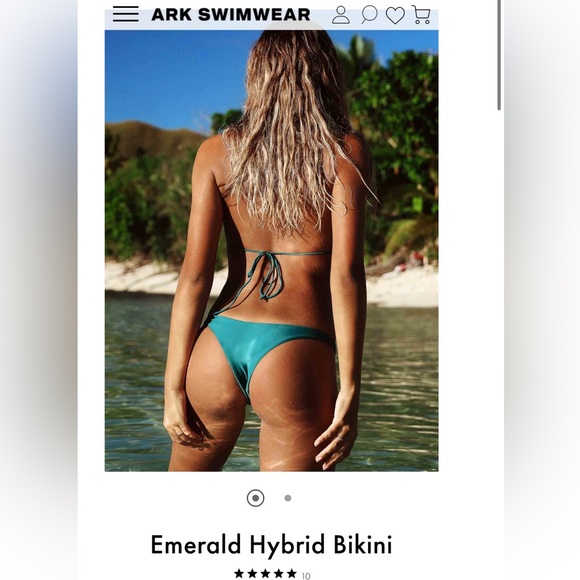 ARK Swimwear Emerald Green Bikini - Picture 4 of 6